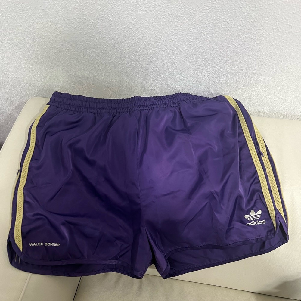 Adidas Original Whales Bonner 70’s style Shorts Purple Size Large